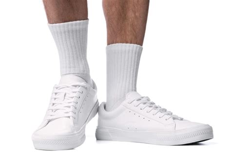 white socks white shoes|best socks for white sneakers.